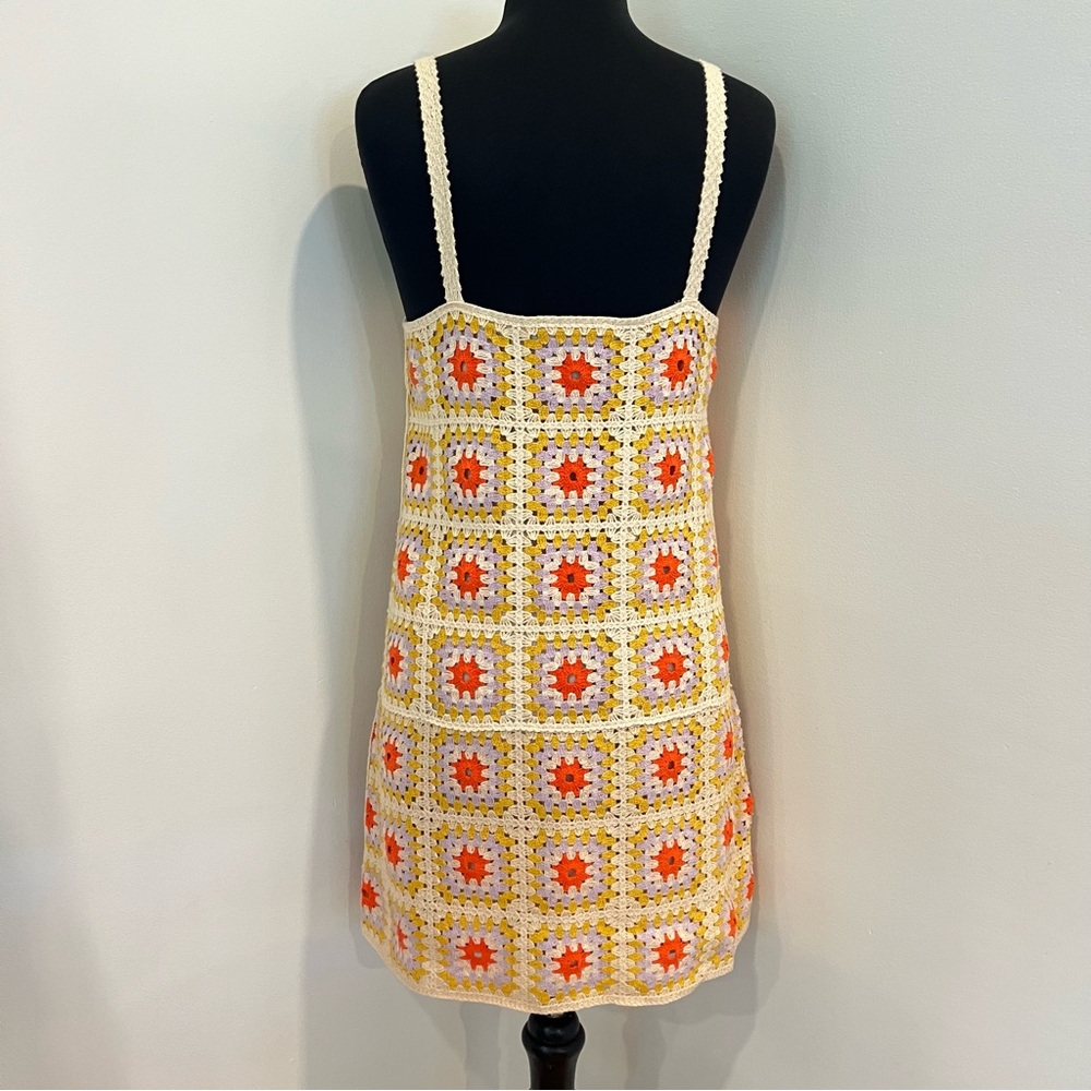 By Together granny square crochet mini dress - Picture 7 of 10